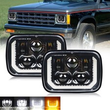 Dot For Jeep Wrangler Yj Cherokee Xj 2pcs 5x7 7x6 Led Headlights Hi-lo Drl Turn Dot For Jeep Wrangler Yj Cherokee Xj 2pcs 5x7 7x6 Led Headlights Hi-lo Drl Turn