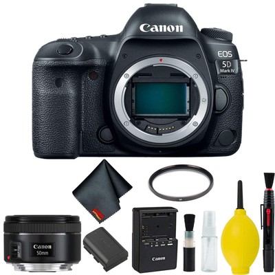 Canon EOS 5D Mark IV DSLR Camera Body Only Basic Kit (International Model)
