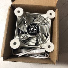 ANEXT, USB Fan, Computer Silent Fans for Receiver DVR 80mm, White 2 pack Antec