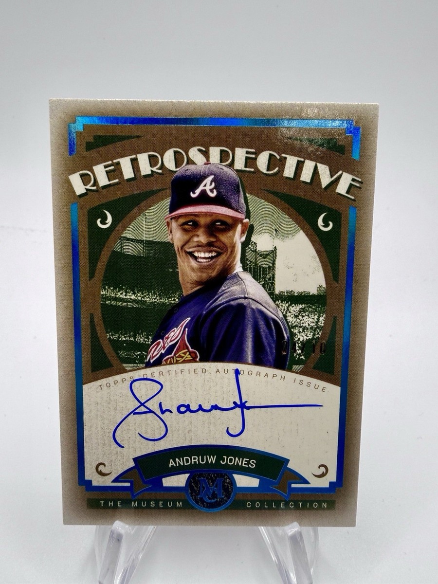 2025 Topps Museum Collection Autographs Andruw Jones /10 Atlanta