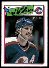 1988-89 O-Pee-Chee Laurie Boschman Winnipeg Jets #200