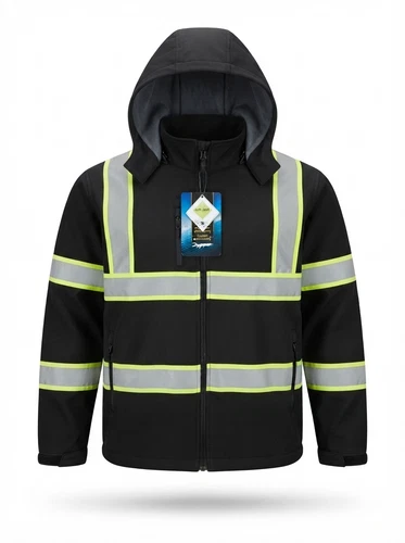 208 Safeguard Safety jacket waterproof with hood fall spring warm light weight - product listing photo