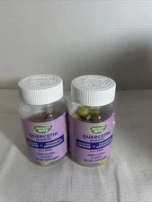 Natures Way QUERCETIN +Zinc Immune Defense Antioxidant 2x30 Lemon GUMMIES 01/26