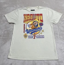 Naruto T Shirt Boys Large Team 7 Kakashi Uzumaki Clan Short Sleeve Graphic Tee