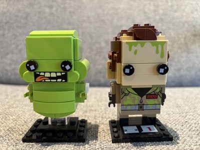 LEGO BrickHeadz Peter Venkman Slimer 41622 Ghostbusters Unvollständig 