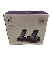 BT 3560 Nuisance Call Blocker Twin Headset Cordless Telephone - Black