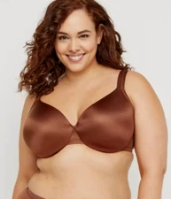 Cacique Lane Bryant Women`s Smooth Lightly Lined Full Coverage Bra size 44H