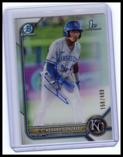 2022 Bowman Chrome #CPA-HG Herard Gonzalez Prospect Autographs Refractor #/499