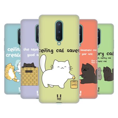 HEAD CASE DESIGNS CEILING CAT VS BASEMENT CAT GEL CASE FOR GOOGLE ONEPLUS PHONES