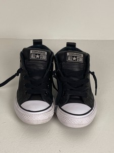faux leather converse