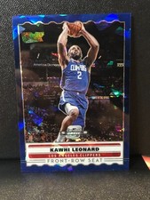 2019-20 Contenders Optic Front Row Seat Blue Cracked Ice #11 Kawhi Leonard