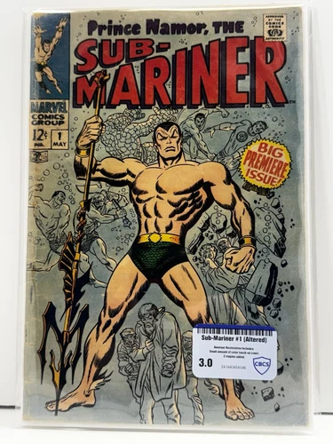 Sub-Mariner #1 (Altered) | 1st Silver Age App. Namor | CBCS Raw Comic Review 3.0
