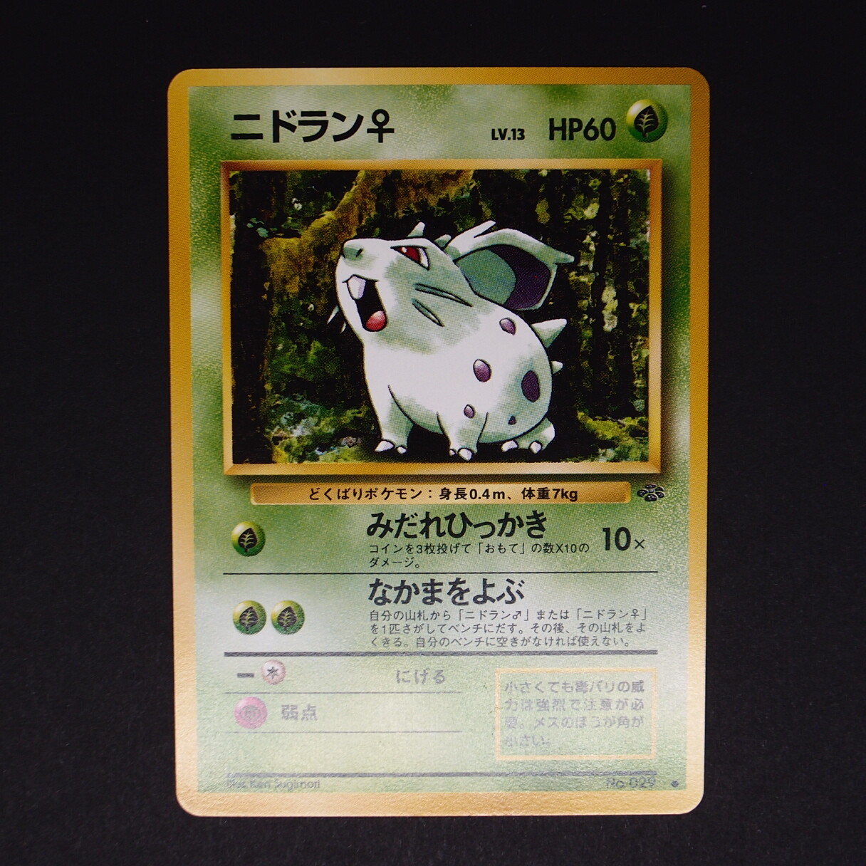 Pokemon NM Nidoran 29 Japanese Jungle