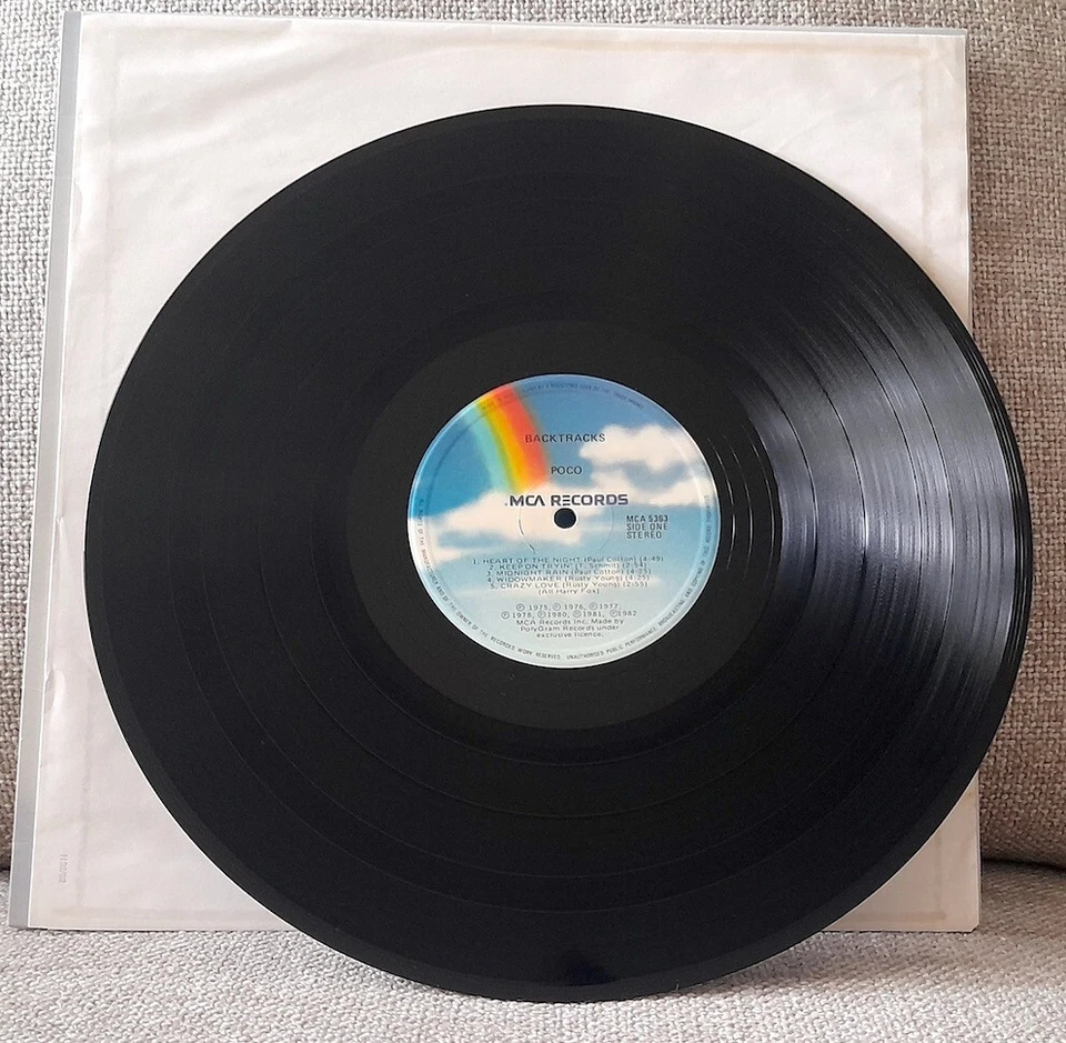 Poco 'BACKTRACKS' LP - (1982) NM / NM. - Image 4 of 4