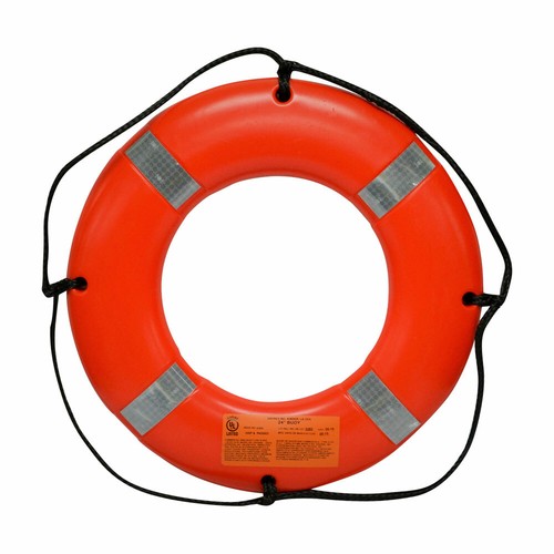 USCG Approved Life Ring (Ring Buoy), 24 Inch with Reflective Tape eBay