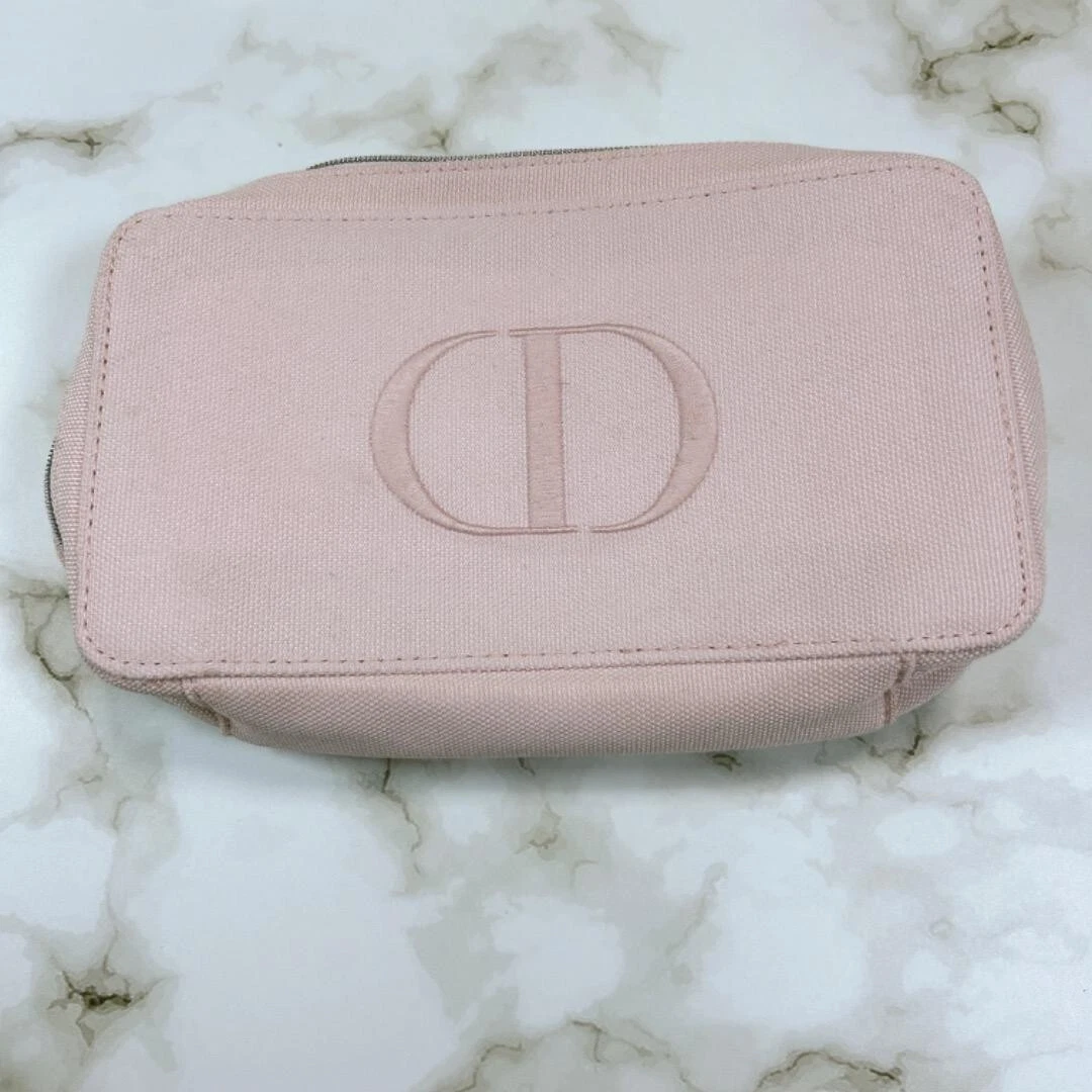 Christian Dior Pochette Pochette Maquillage Rose Clair Femme OCCASION DU JAPON