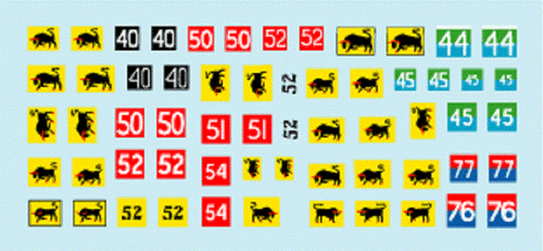 Star Decals 1/35 British 11th Armoured Division Markings Aufkleber 35970 x - Bild 2 von 2