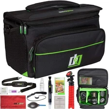 Deco Gear Protective Pro Camera Bag for DSLR & Mirrorless + Bonus Accessories