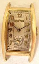 Croton Wristwatch 17J Antique Swiss Ticks Parts or Repair