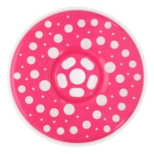 Outdoor Fun Bubble Fun Bubble Flying Discs with Dipping Trays, 11.375 in.pink