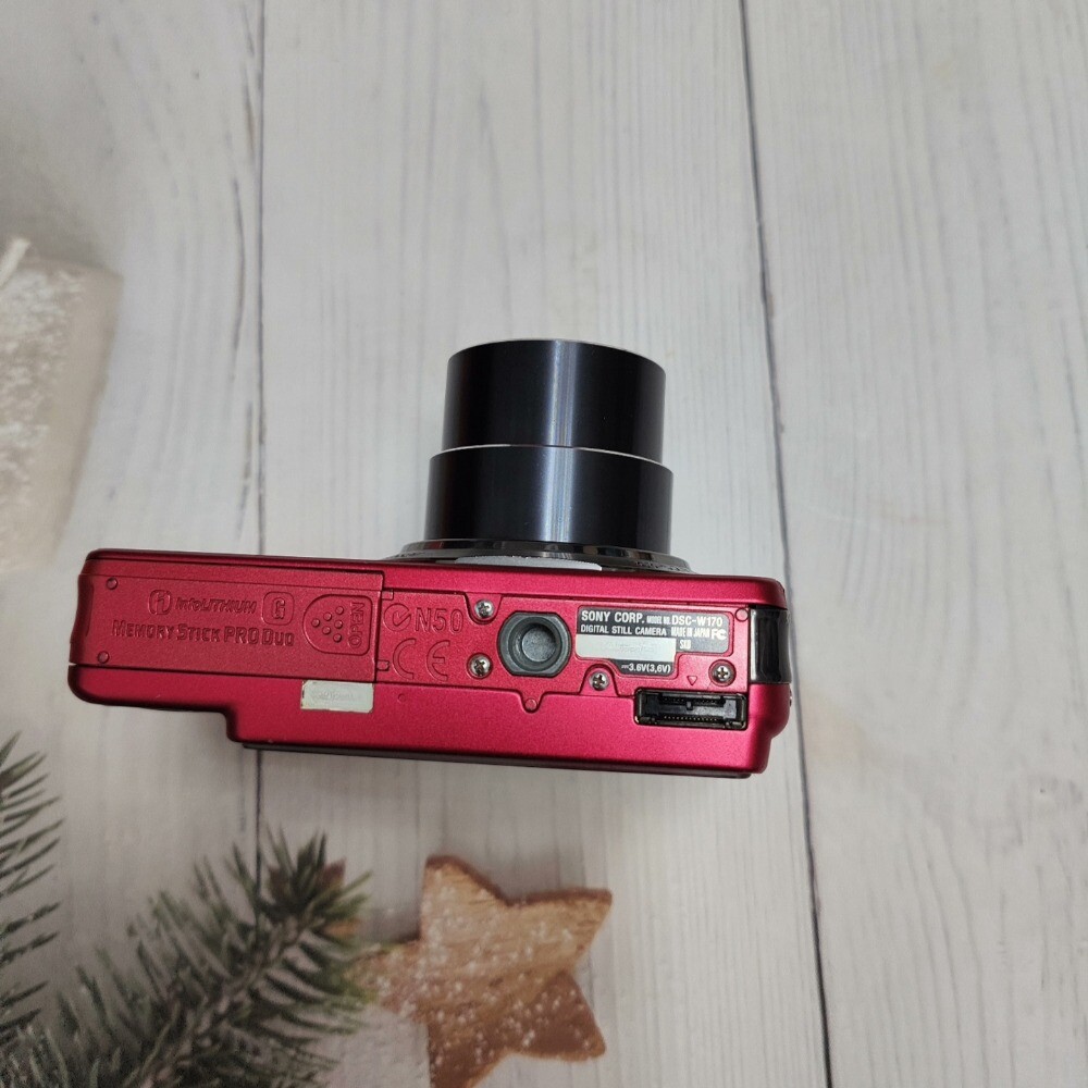 Sony DSC-W170 Digital Camera Face Detection 10.1 MP with