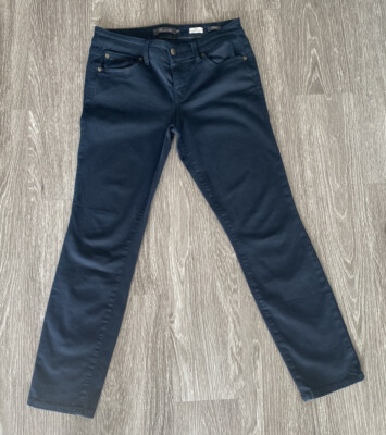 Level 99 Lily Pants Womens 27 Petite Blue