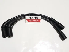 Black Blue Cloth 8mm Harley 48 72 883 1200 Sportster Coil Relocation wires 07+