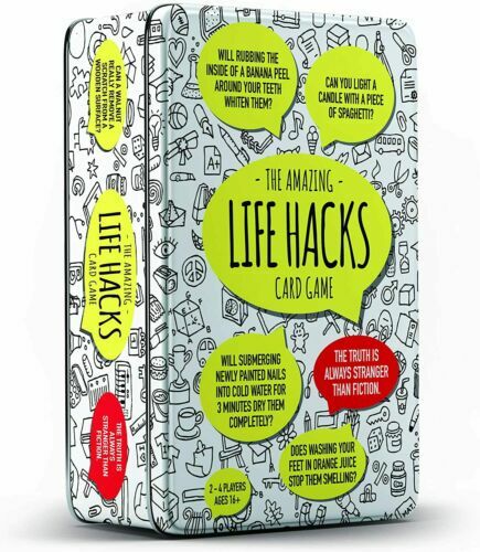 Card Game Quiz Life Hacks Trivia Card Game In A Tin - with 75 Questions - Image 4