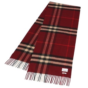 maroon burberry scarf