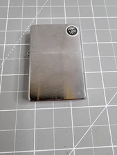 Zippo Lighter Brushed Chrome Clean Gently Used 2018 USA Made Windproof Ignite