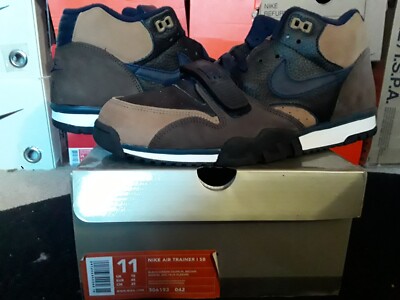 Vintage 2003 Nike Air Trainer 1 I SB Black Obsidian Taupe Paul Brown 306193 042