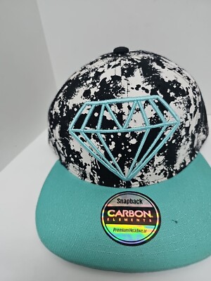 Carbon Elements Diamond Cap Hat Snapback NWOT