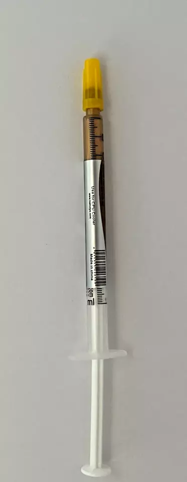 Thermal Compound Paste for CPU GPU 1 gram Syringe tube filled with copper 50 ct - Image 2 of 2