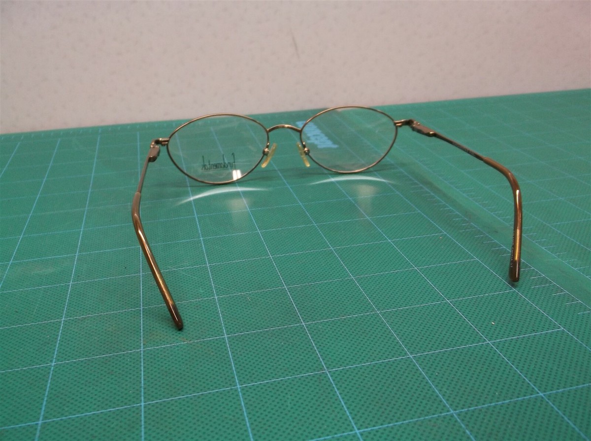 Fundamentals F105 Eyeglasses Gold 53mm Fidelina - Aviator Gold Eyeglasses | Vooglam main image 4