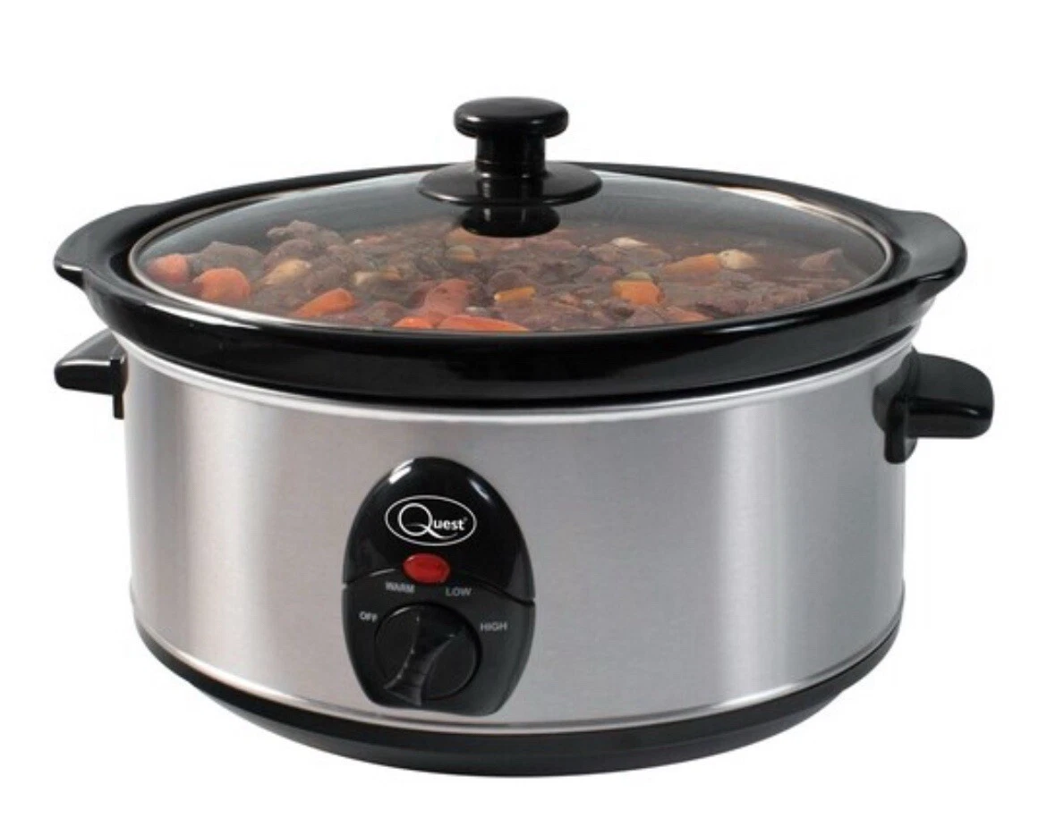Quest 3.5L Stainless Steel Slow Cooker 200W