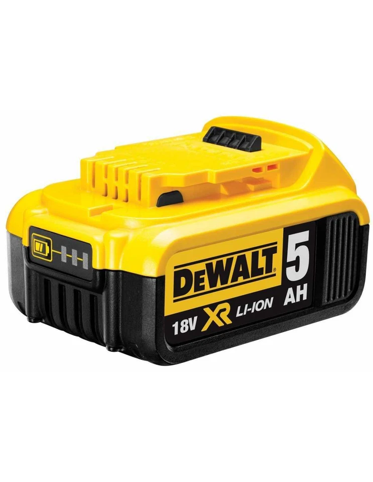 DeWalt Batteria Ricaricabile 18 V 5.0 Ah XR Ioni Litio Indicatore Led DCB184-XJ