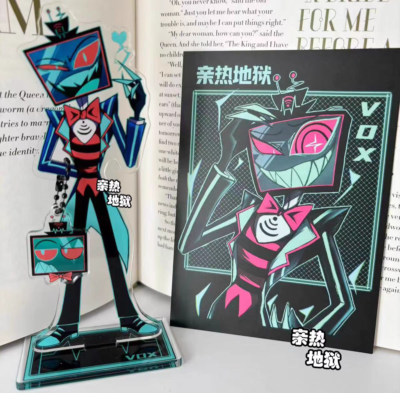 Hazbin Hotel Vox Anime Acrylic Stand Figure Toy Desktop