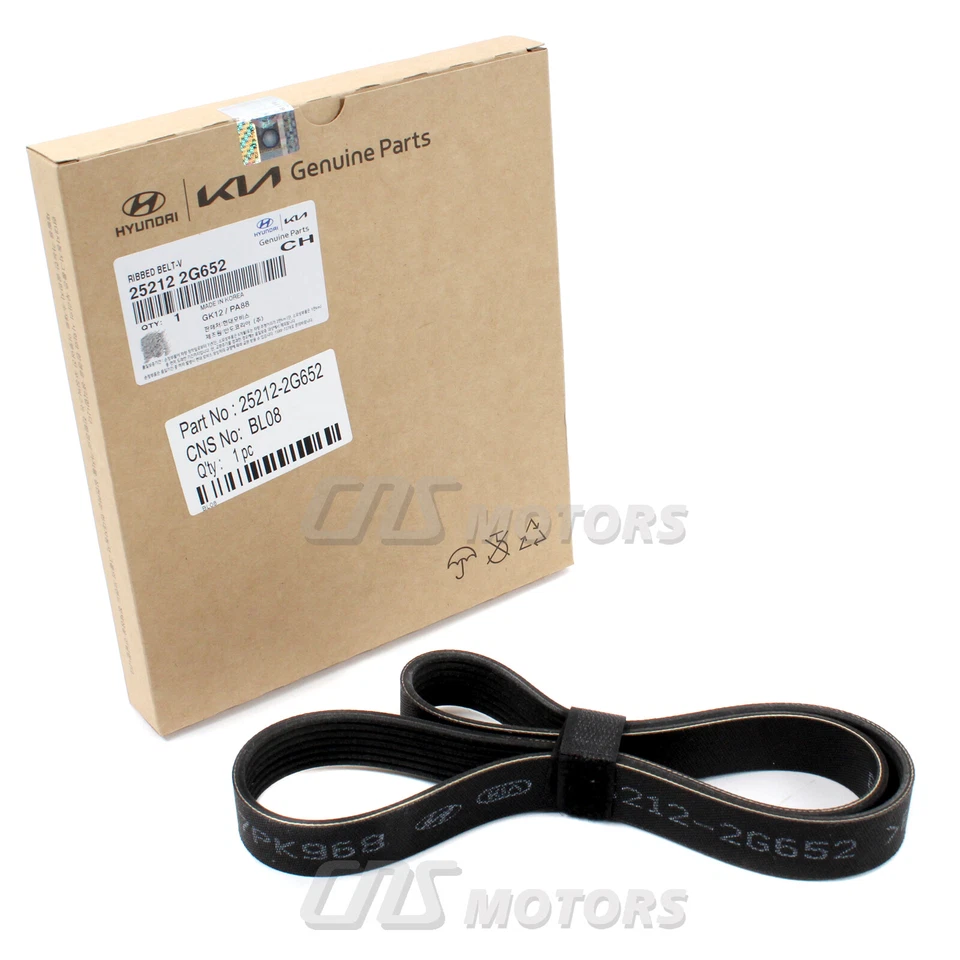 ✅GENUINE✅ Serpentine Belt & Tensioners for 11-16 Sonata Optima HYBRID 252122G652 - Image 2 of 4