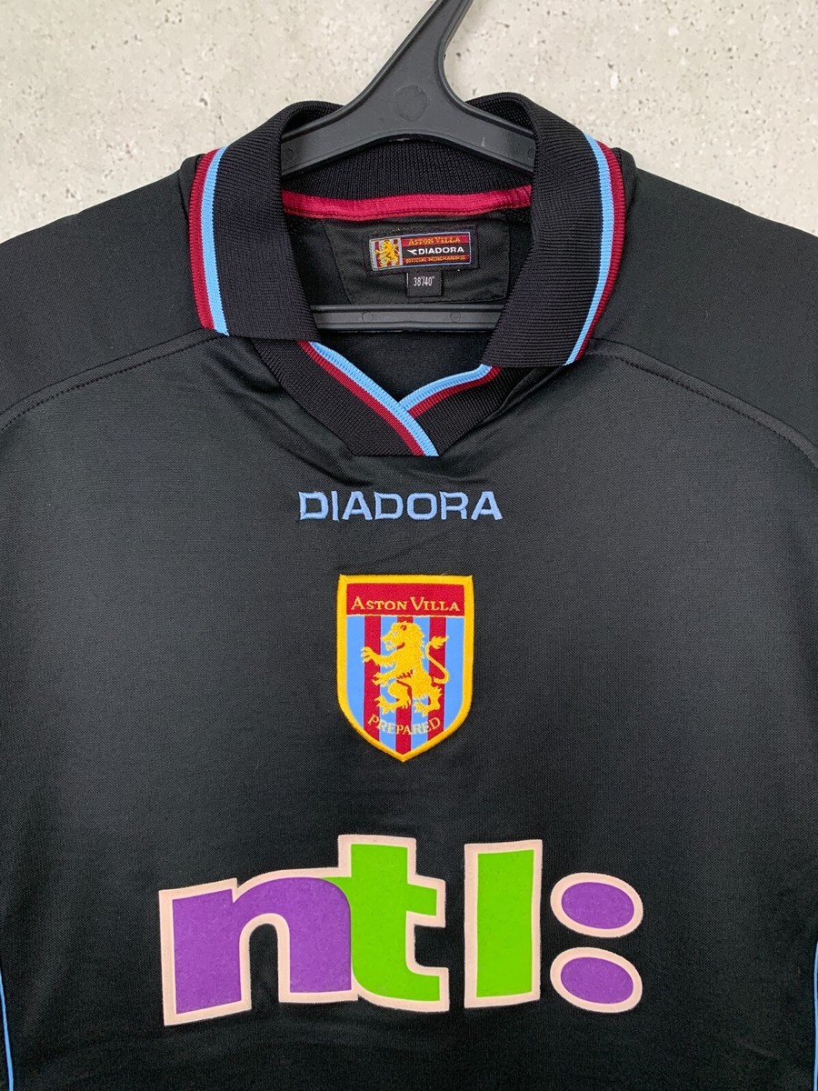 Reebok Aston Villa シャツ Aston Villa Home Football Shirt 1997/98 Youths Reebok B457