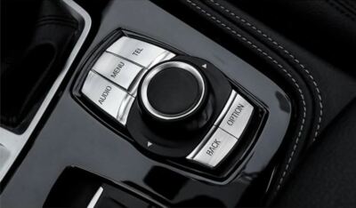 I-Drive Multimedia Knob Cover Crystal Diamond Cut Alloy Fits X1 X3 X5 X6 Z4