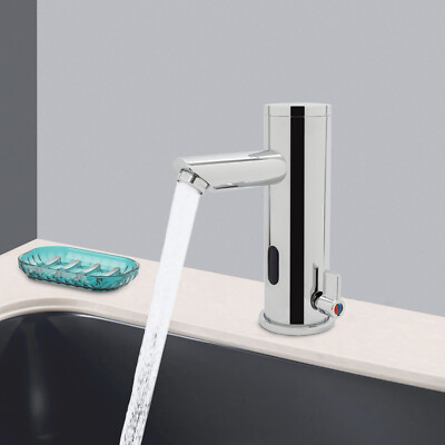Waschtischarmatur Infrarot Sensor Badarmatur Wasserhahn Automatik Mischbatterie