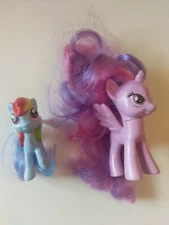 My Little Pony Purple Unicorn and Blue Pony
