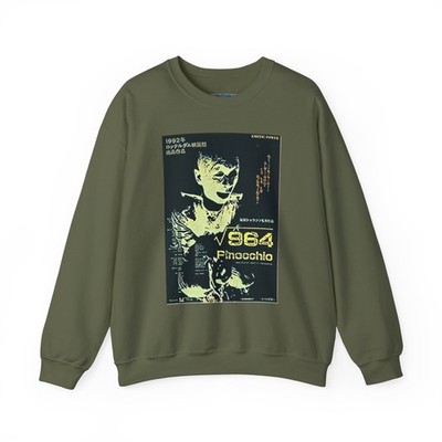 964 Pinocchio Movie Graphic Print Long Sleeve Unisex Pullover Sweatshirt Gift