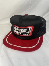 Vintage Speed Pro Engine Parts Retro Patch Snapback Trucker Hat Cap USA