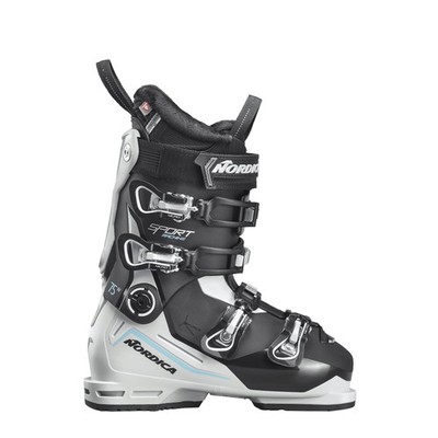 Nordica Sportmachine 3 75 W Women's Ski Boots, Black/Grey/Blue, W26.5 MY26