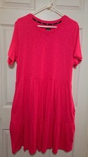 Gap Womens Lg Ss Pullover Tiered Dress 7