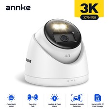 ANNKE 3K 5MP CCTV POE IP Camera Two-Way Audio Color Night For NVR CCTV System