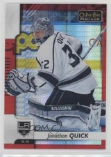 2017-18 O-Pee-Chee Platinum Red Prism 177/199 Jonathan Quick #92 0a1