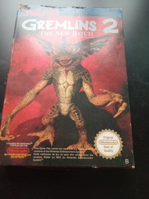 Nintendo Gremlins 2 The New Batch Nes Game Complete In Box Cib Pal-b Version