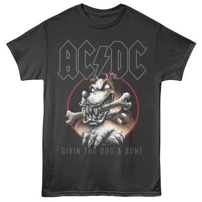 ACDC Music Mens T-Shirt New GIVIN THE DOG A BONE Official Rock N Roll  Cotton